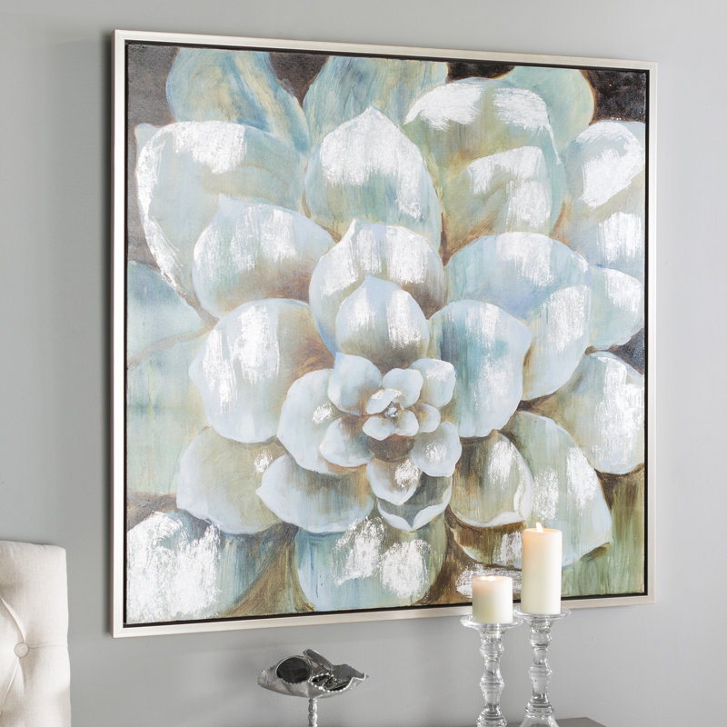 House of Hampton Delighted Flora Framed Painting Print & Reviews Wayfair